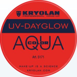 Aquacolor Kryolan UV Red - 8 ml