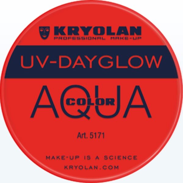 Aquacolor Kryolan UV Red - 8 ml