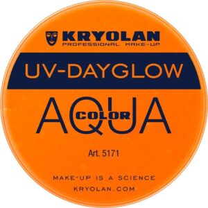 Aquacolor UV-Dayglow Arancione, 8 ml