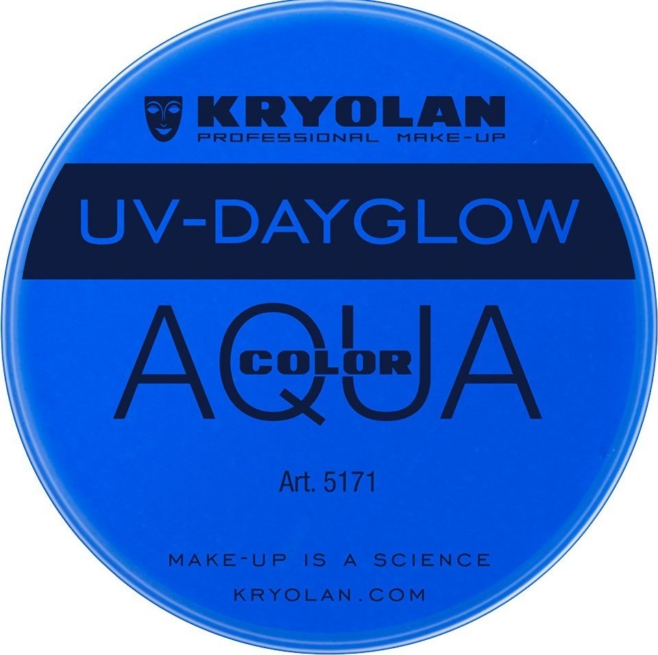 Aquacolor UV-Dayglow Blu, 8 ml