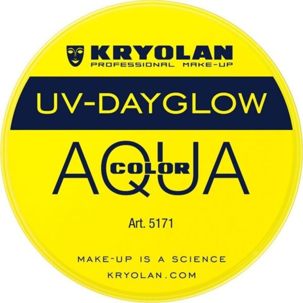 Aquacolor UV-Dayglow Giallo, 8 ml