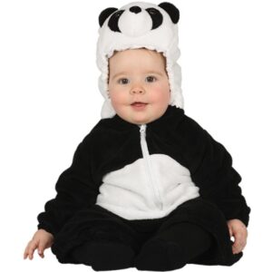 Costume Panda in peluche bimbo Neonato