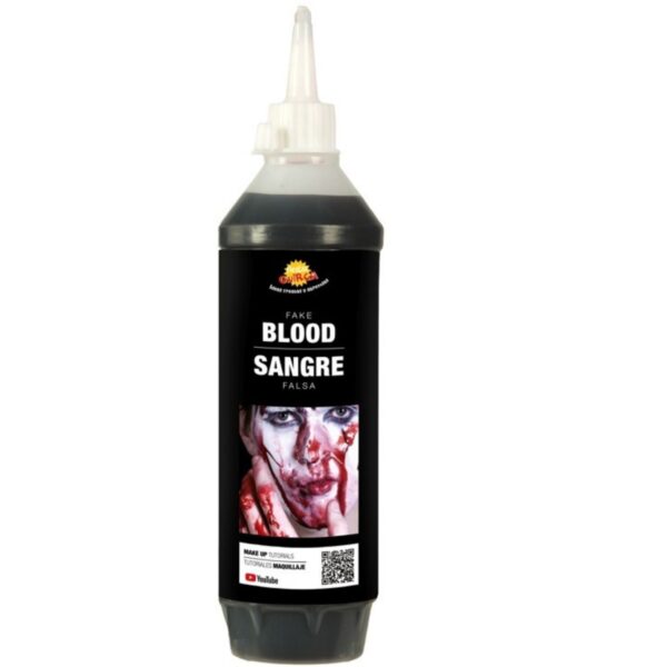 Bottiglia sangue finto 500ml