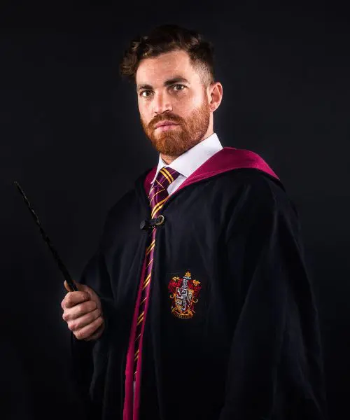 Costume Harry Potter Adulto con Bacchetta Magica