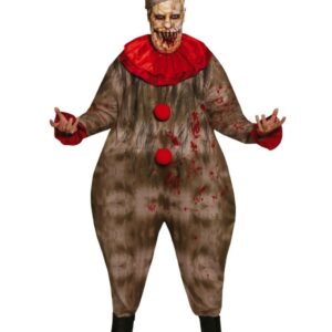 Costume Clown horror grasso adulto
