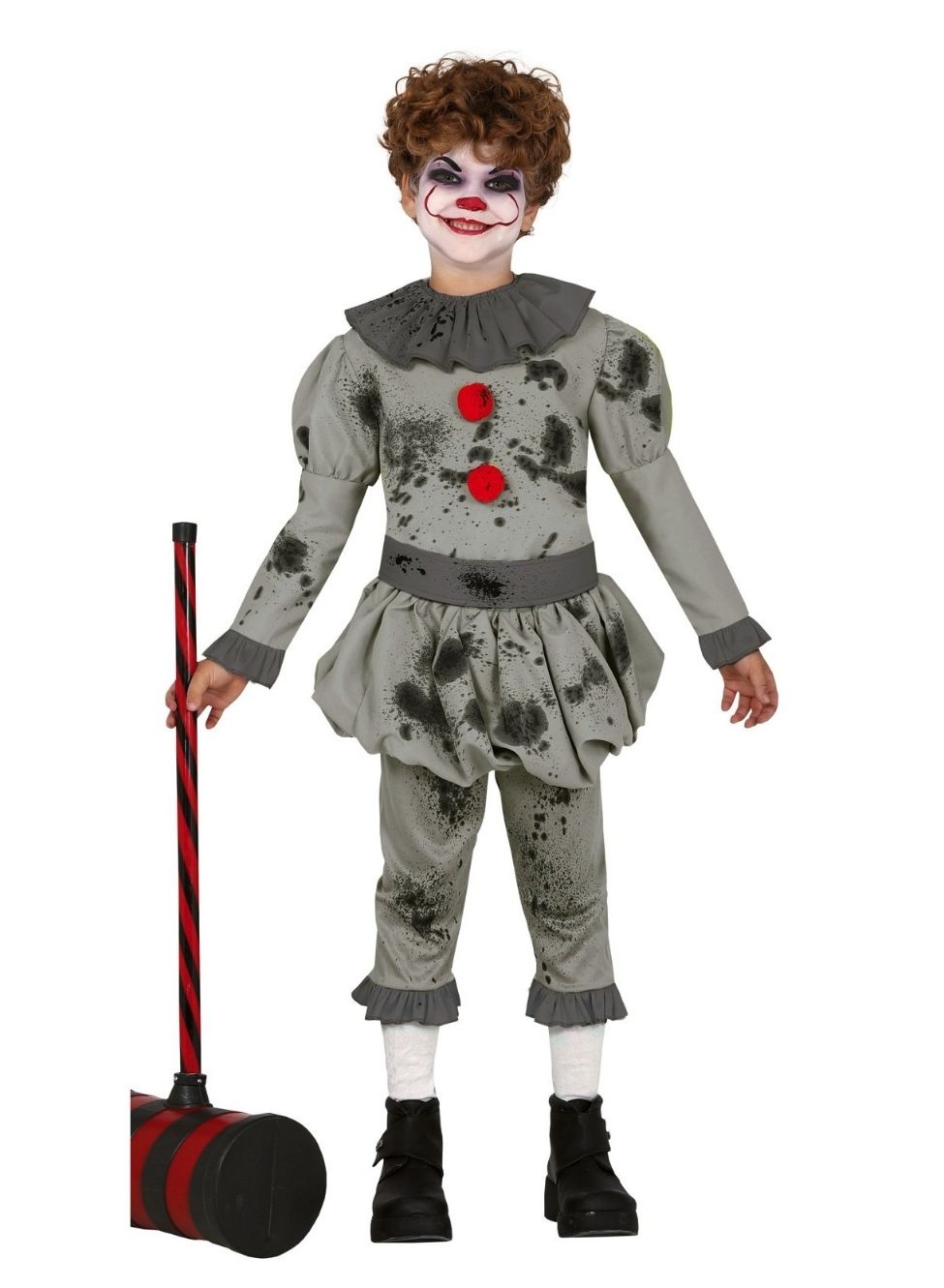 Costume pagliaccio horror bambina