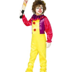Costume clown horror bambino