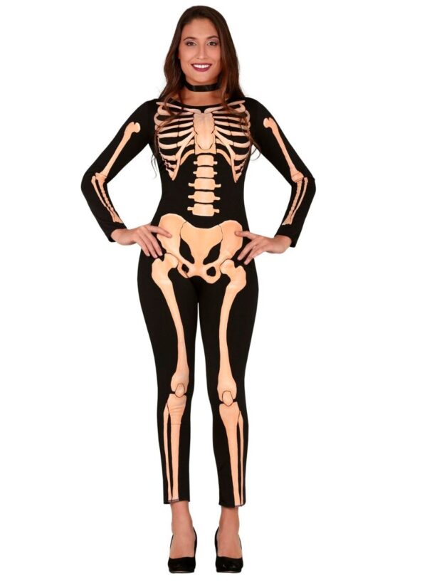 Costume scheletro donna