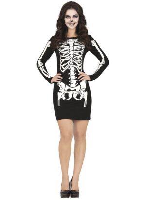 Costume scheletro adulta donna