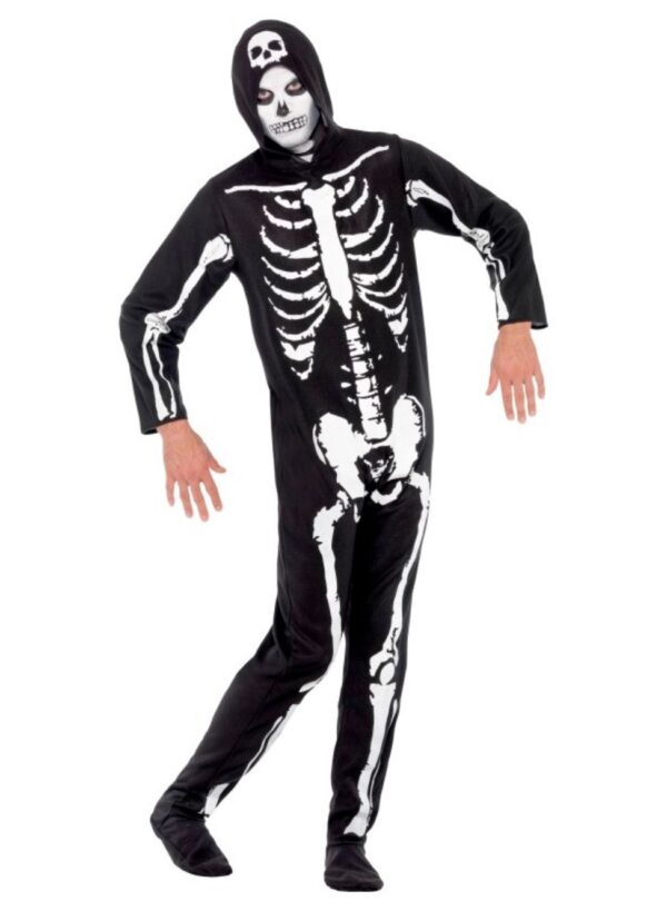 Costume tuta da scheletro adulto