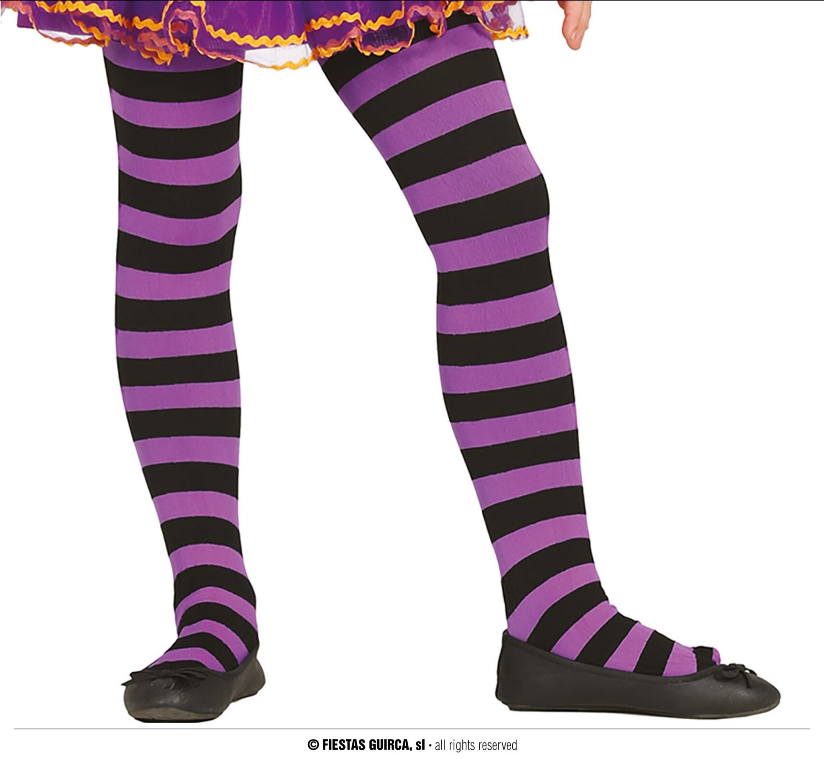 Calze a Righe Viola per Bambino: Il Tocco Magico per il Costume di