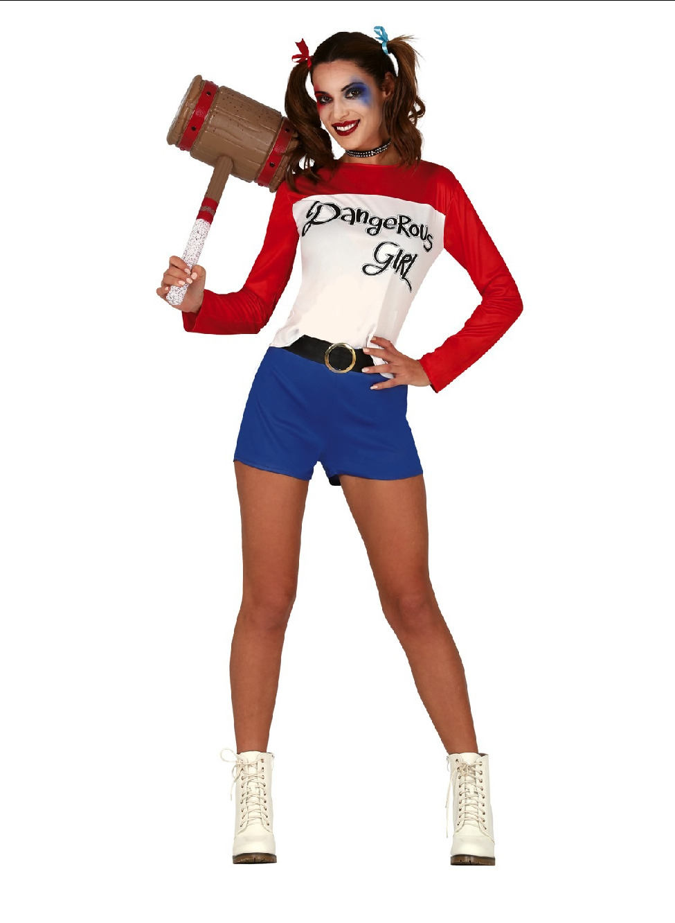 Costume di Harley Quinn Adulta - L'Iconica Antieroina per Halloween e Feste  a Tema