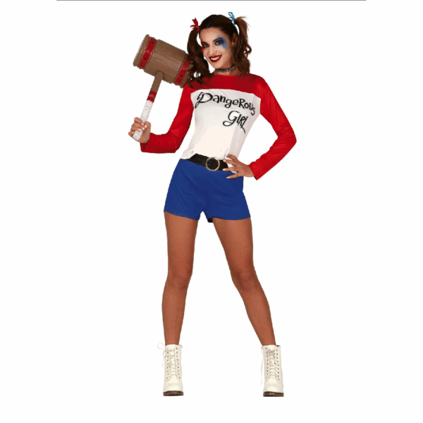 Costume Harley Quinn Dangerous Girl adulta