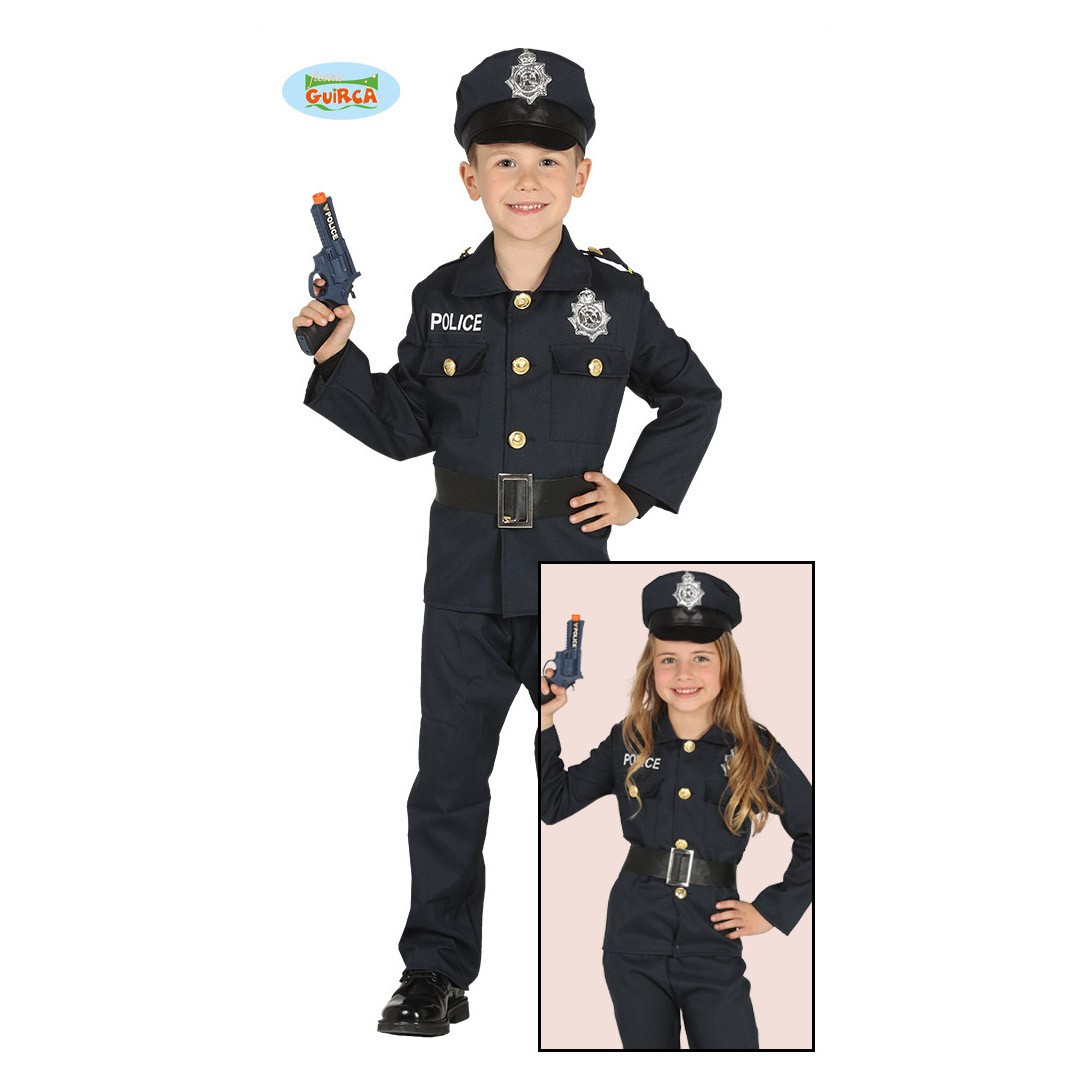 Costume da Poliziotta per Bambina: Look Adorabile per Feste e Giochi di  Ruolo
