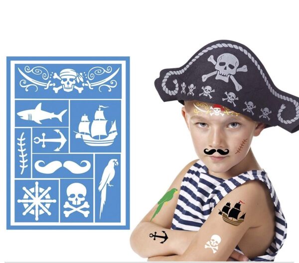 Tatuaggi Stencil pirata