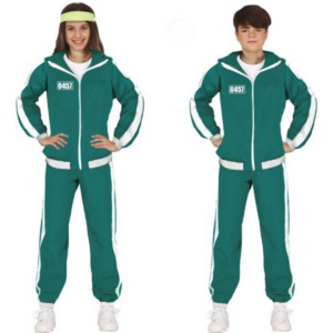 Costume Giocatore Squid Game Bambino/Ragazzo Unisex