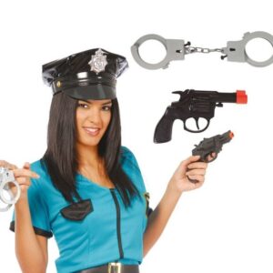 Pistola Poliziotto con manette in plastica
