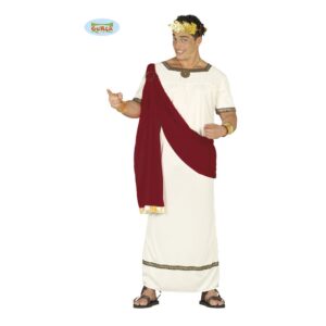 Costume Imperatore senatore Romano Cesare Augusto adulto - L