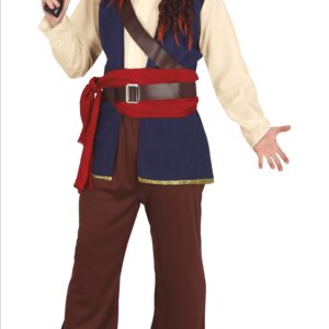 Costume pirata Jack Sparrow uomo