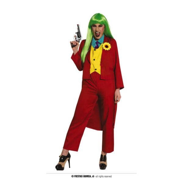 Costume Joker rosso donna