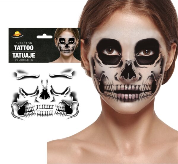 Tatuaggio Scheletro da viso