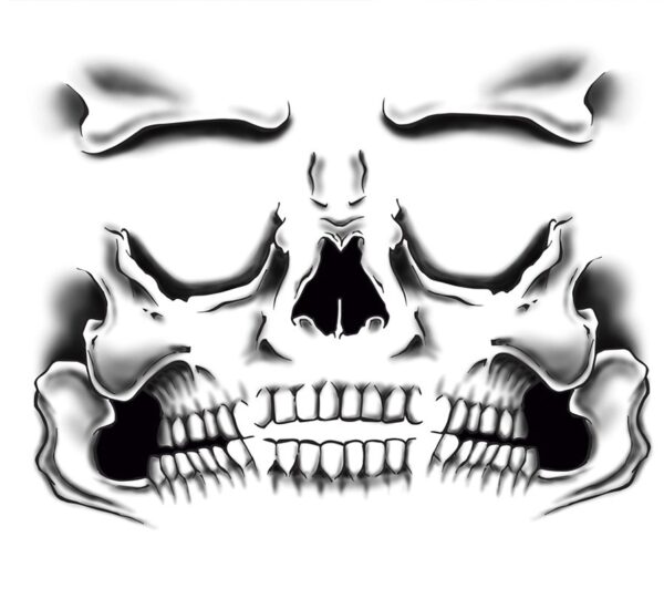 Tatuaggio Scheletro da viso - immagine 2