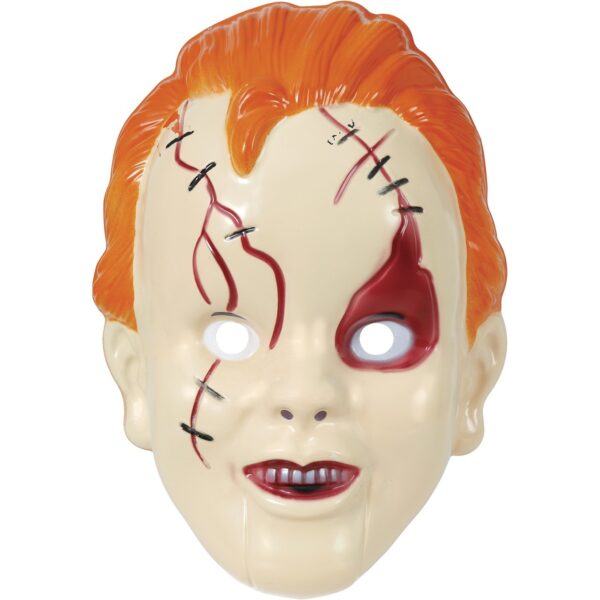 Maschera Chucky plastica rigida bambino - immagine 2