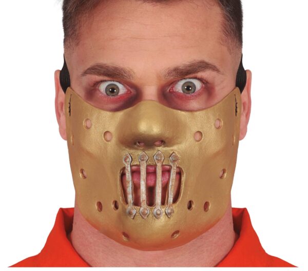 Mezza maschera assassino in latex