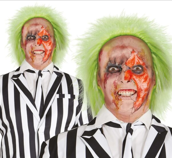 Parrucca Fluo Beetlejuice Spiritello porcello