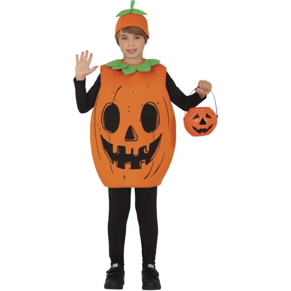 Costume Zucca di Halloween Bambino