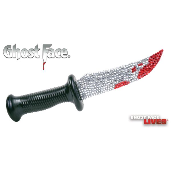 Coltello Ghostface scream con brillantini originale