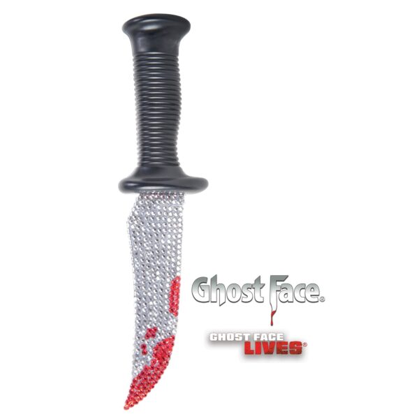 Coltello Ghostface scream con brillantini originale - immagine 2