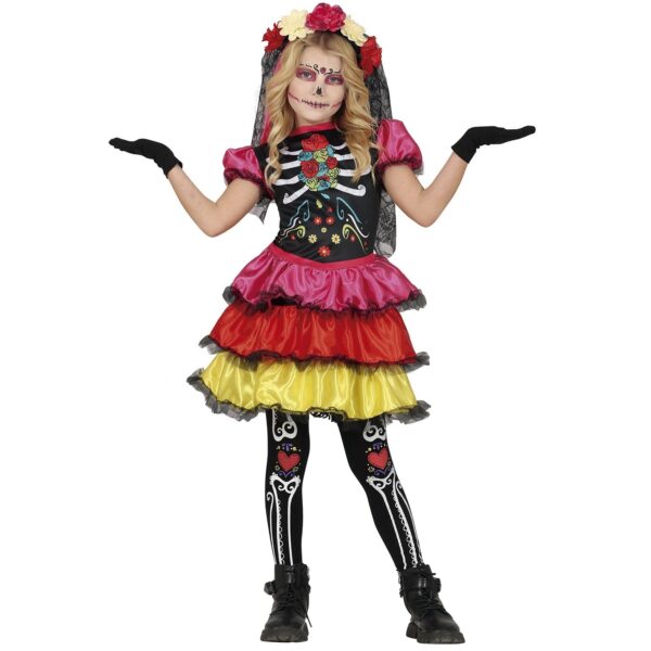 Costume Catrina Bambina dia de los muertos