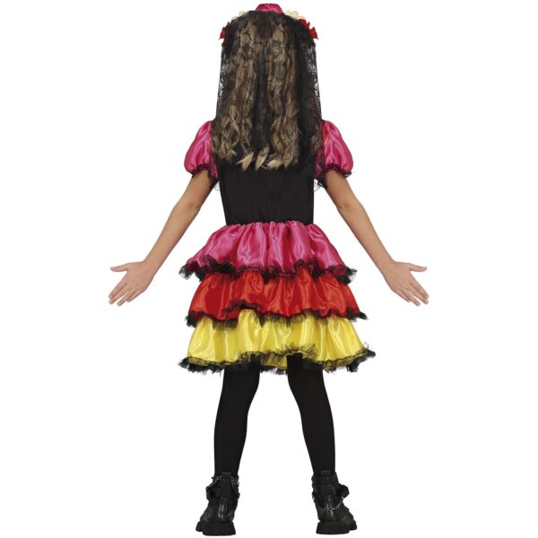 Costume Catrina Bambina dia de los muertos - immagine 2
