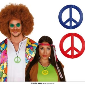 Collana Hippie in plastica colorata
