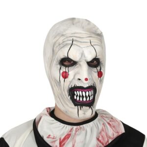 Maschera clown assassino lattice