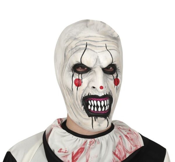 Maschera clown assassino lattice