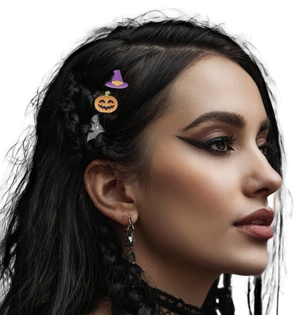 Mollettine per capelli di Halloween - immagine 3