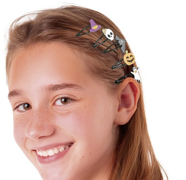 Mollettine per capelli di Halloween - immagine 4