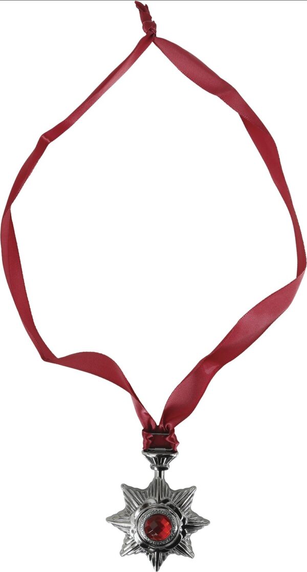 Medaglione con rubino rosso da vampiro - immagine 3