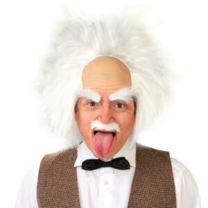 Calotta con Parrucca Bianca Albert Einstein