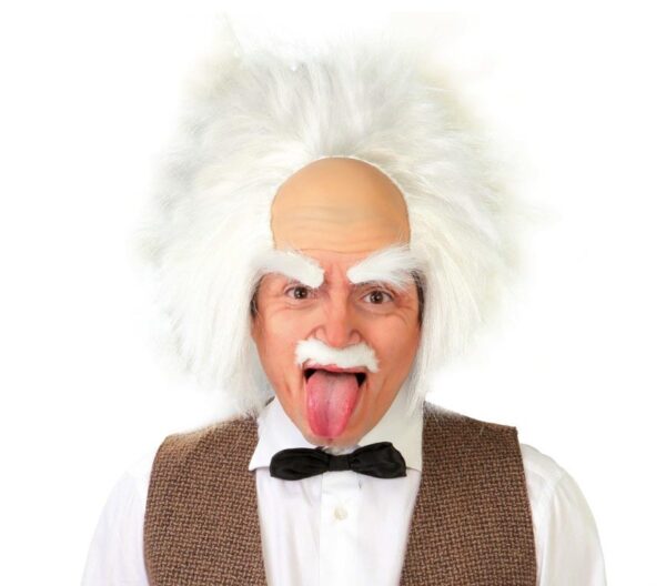 Calotta con Parrucca Bianca Albert Einstein