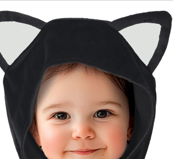 Costume poncho gattino baby - immagine 2