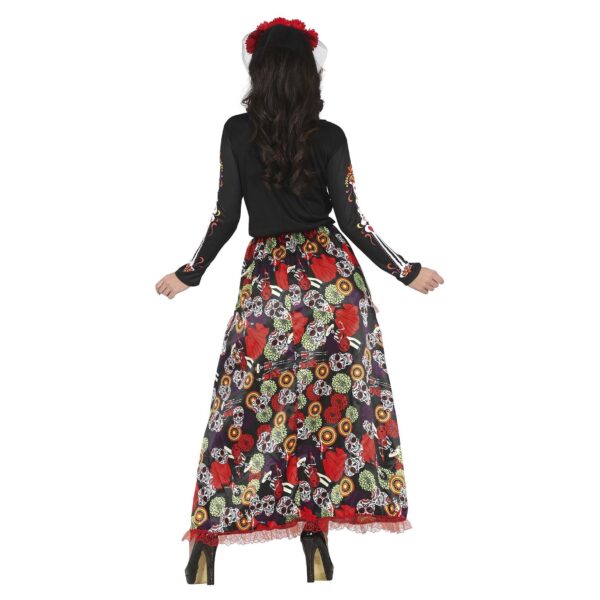 Costume teschio messicano Donna - immagine 2