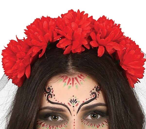 Costume teschio messicano Donna - immagine 3