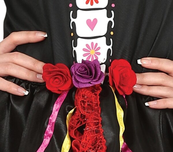 Costume teschio messicano Donna - immagine 4