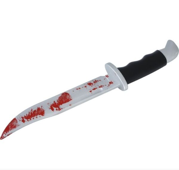 Coltello assassino insanguinato tipo Scream - immagine 2