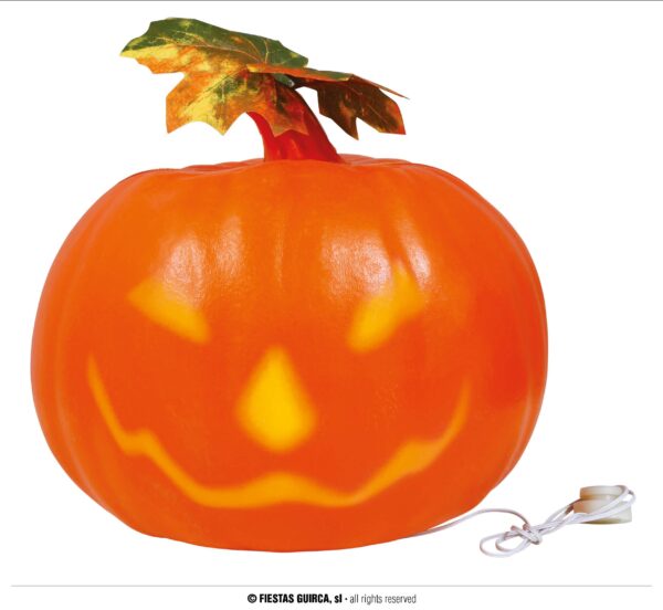 Zucca con luci e suoni