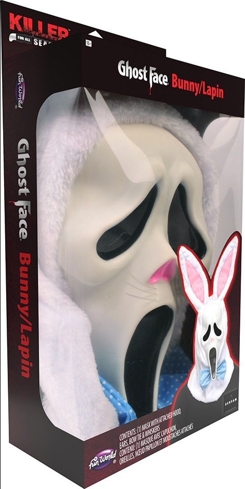 Maschera Coniglio bianco pasquale Ghostface scream originale - immagine 4