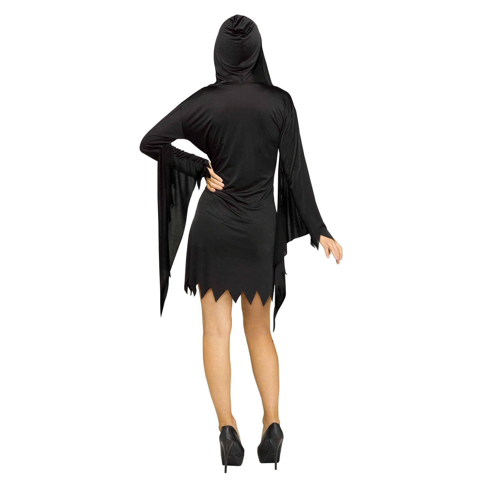 Costume Ghostface Scream Donna corto e sexy Originale con maschera - immagine 2